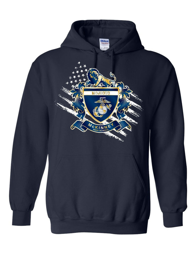 McKinney High JROTC Navy Emblem Hoodie