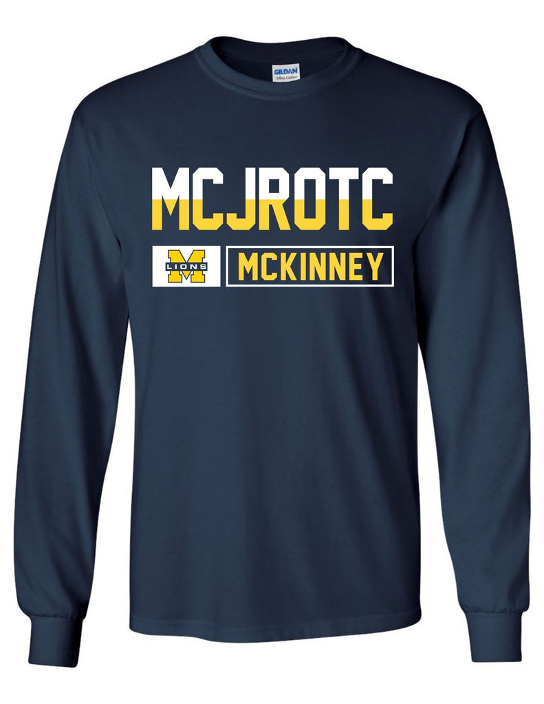 McKinney High JROTC Block Navy Long Sleeve