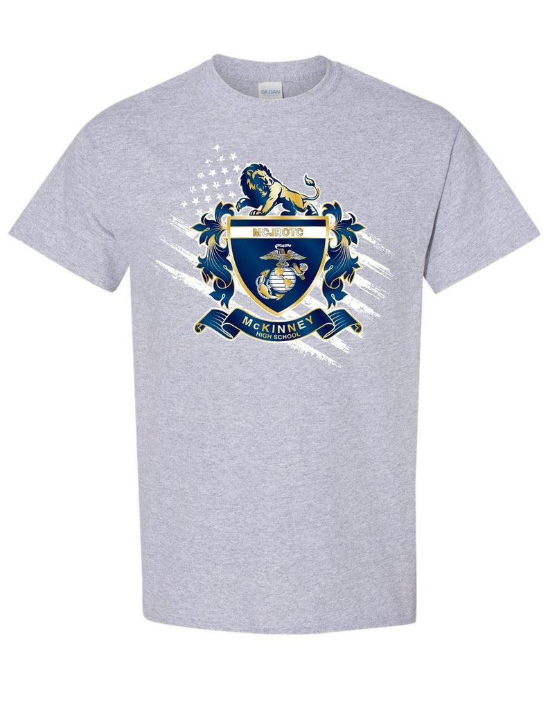 McKinney High JROTC Sport Grey Emblem T-Shirt