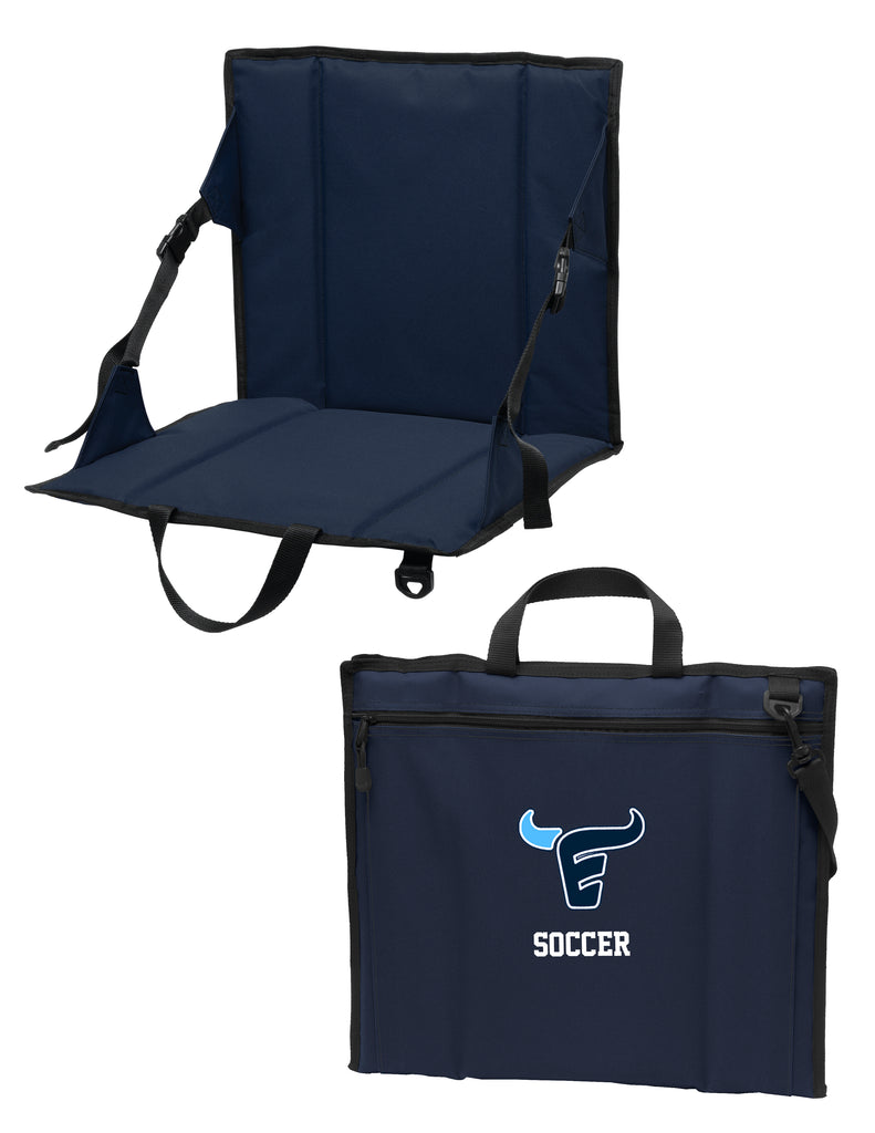 Emerson Soccer Folding Stadium Cushion with Embroidered Logo