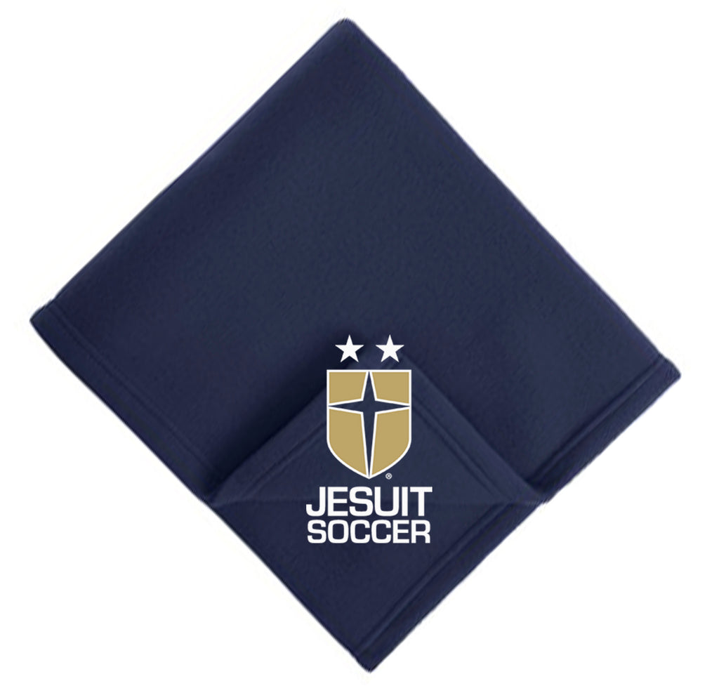 Jesuit Soccer Sweatshirt Blanket