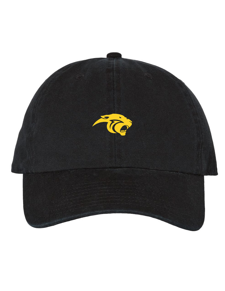 Plano East Cheer 47 Clean Up Relaxed Dad Hat Black with Embroidered Logo