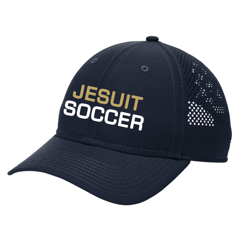 Jesuit Soccer Navy Perforated Performance Hat