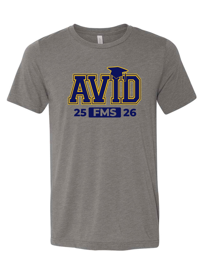Faubion AVID Bella Canvas Collegiate Design SS Tee