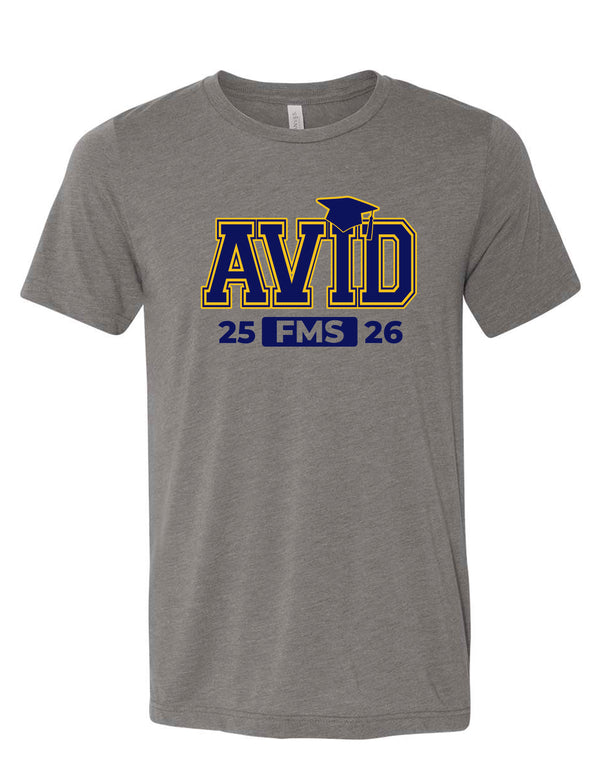 Faubion AVID Bella Canvas Collegiate Design SS Tee