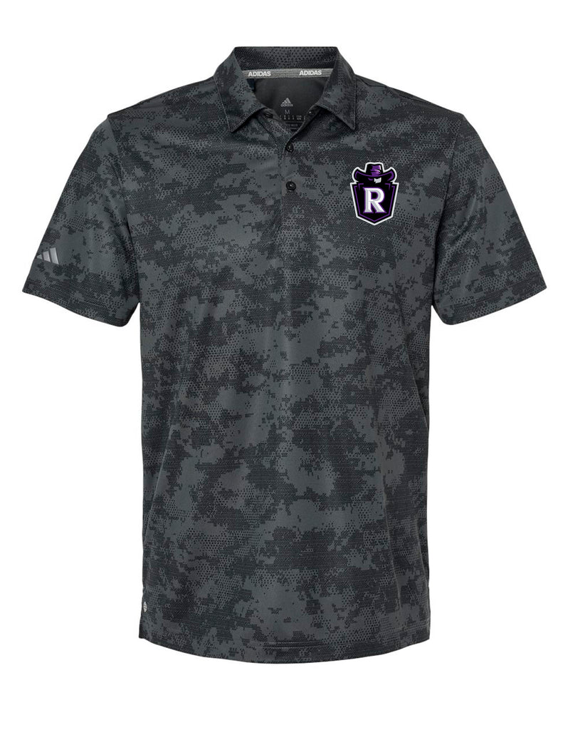 Richland Cheer Adidas Pixel Camo Black Polo