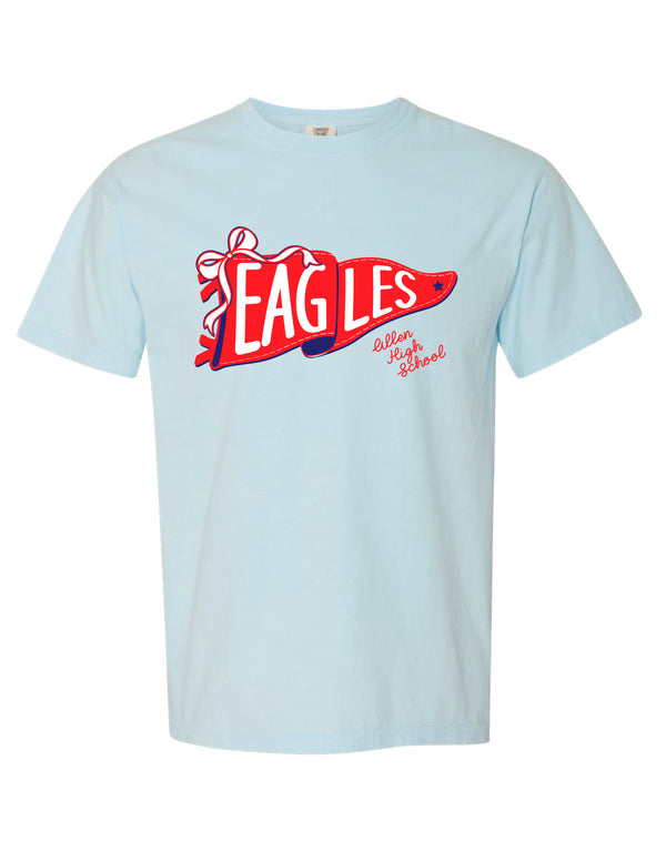 Allen Cheer Comfort Color Chambray Pennant Short Sleeve Tee