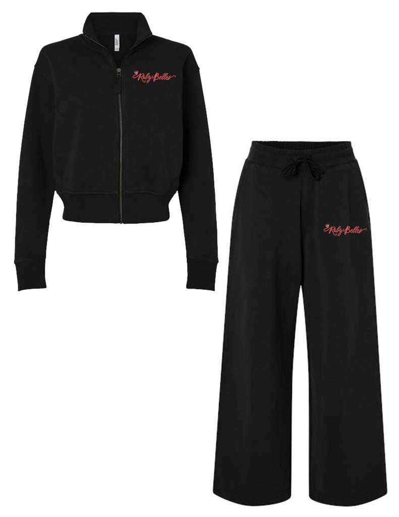 Ruby Belles American Apparel Sweatsuit Black TOP