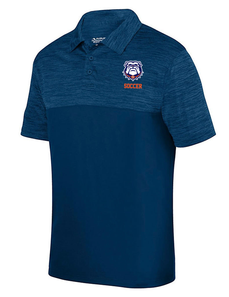 McKinney North Soccer Augusta Navy Tonal Polo
