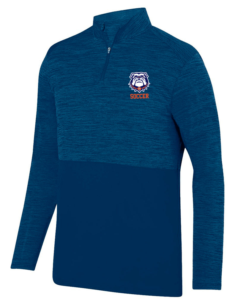 North Soccer Augusta Shadow Tonal Navy Quarter Zip