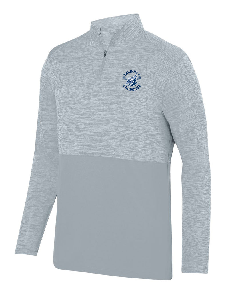 McKinney Lacrosse Augusta Shadow Tonal Silver Quarter Zip