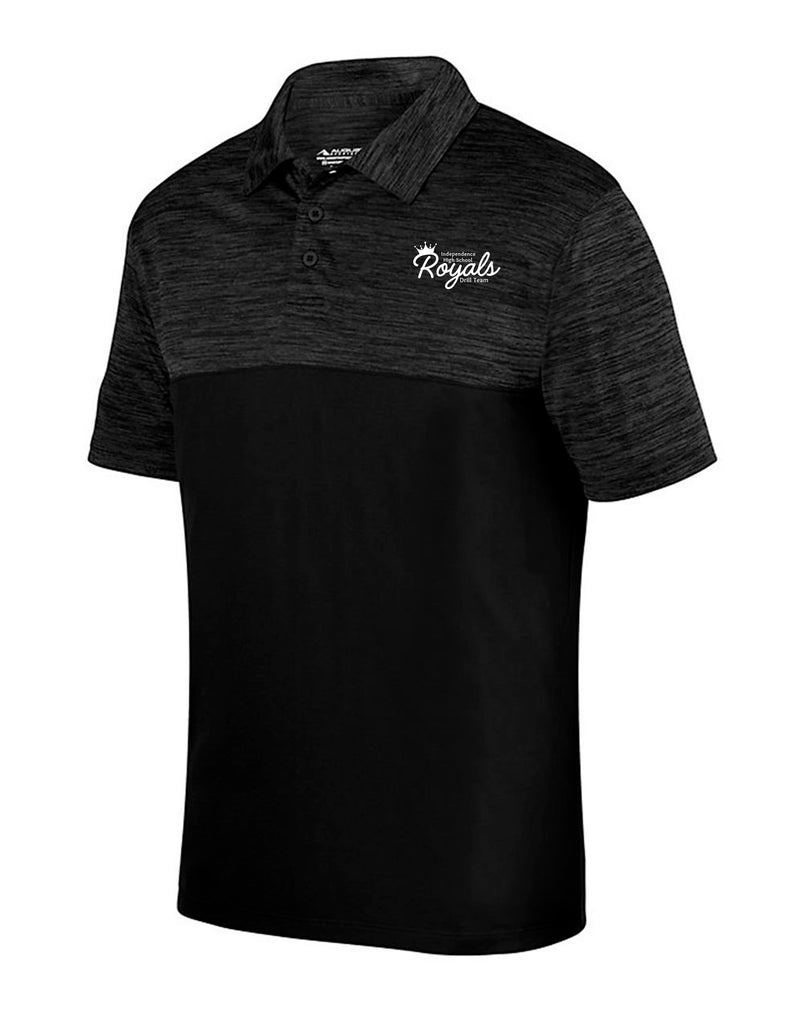Independence Royals Drill Team Augusta Black Two Tone Polo