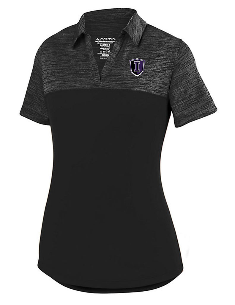 INDY Cheer Augusta Women's Two-Tone Polo with Embroidery