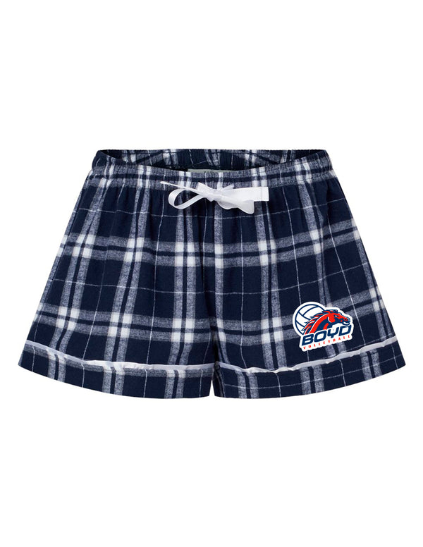 Boyd Volleyball Boxercraft Navy Flannel PJ Shorts