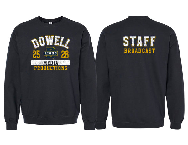Dowell Media Broadcast Staff Crewneck