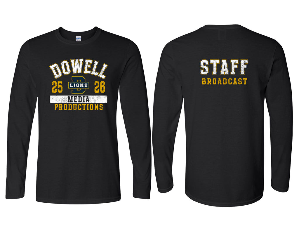 Dowell Media Broadcast Staff LS Tee