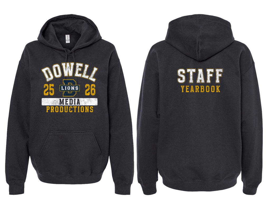 Dowell Media Yearbook Staff Hoodie