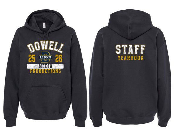 Dowell Media Yearbook Staff Hoodie