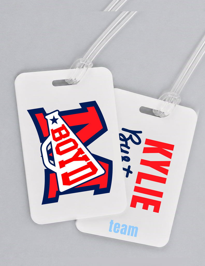 Boyd Cheer Personalized Bag Tag