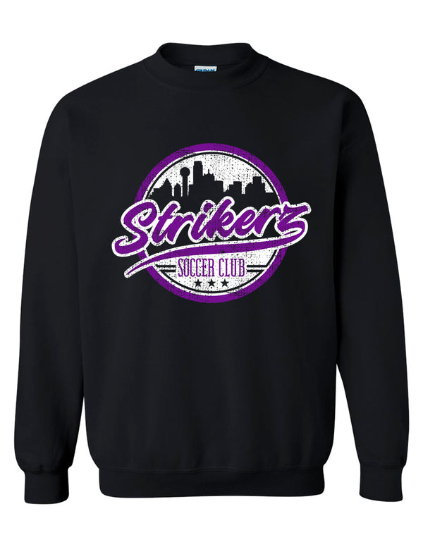 Strikerz Circle Skyline Sweatshirt in Crewneck or Hoodie