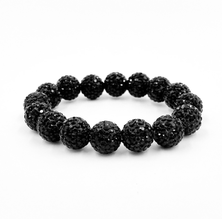 Lovejoy Football Disco Ball Bracelet Black