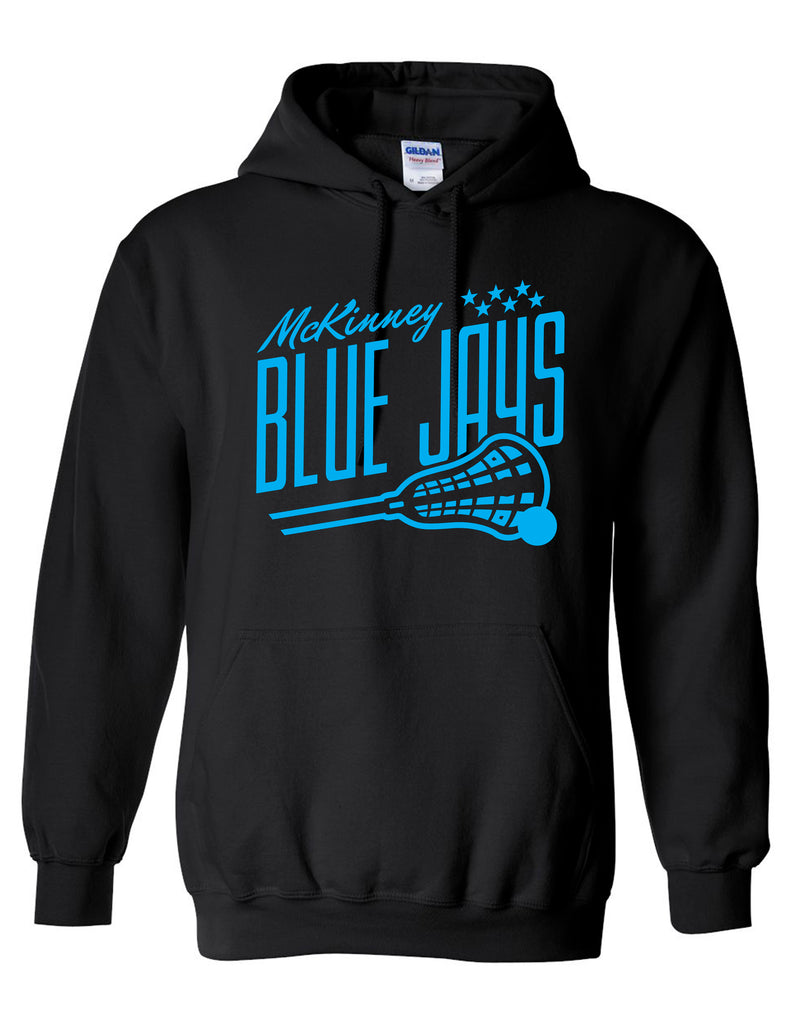 McKinney Lacrosse Black Blue Jays Hoodie