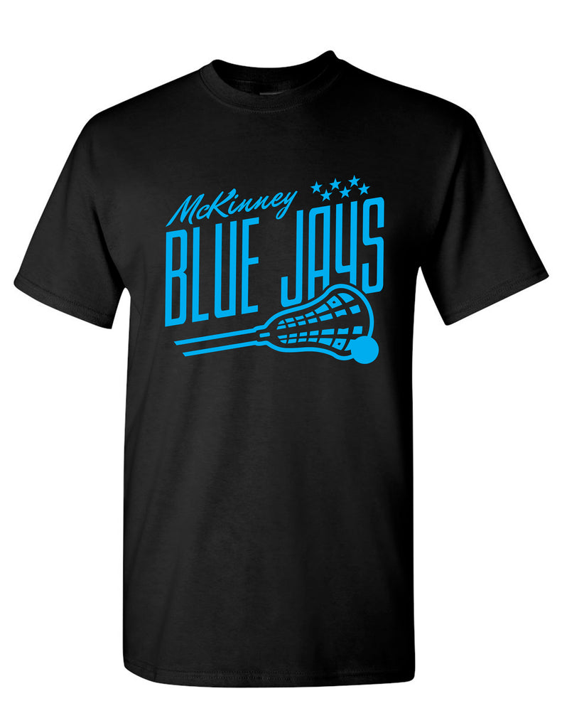 McKinney Lacrosse Black Blue Jays Tee