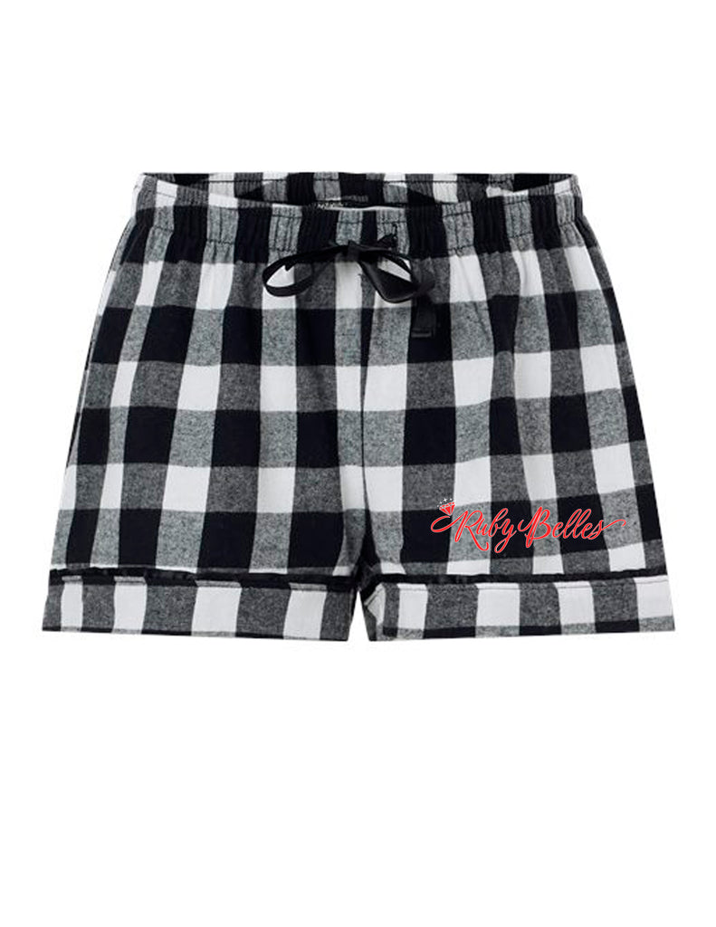 Ruby Belles Boxer Craft Ladies PJ Short w/ Embroidery