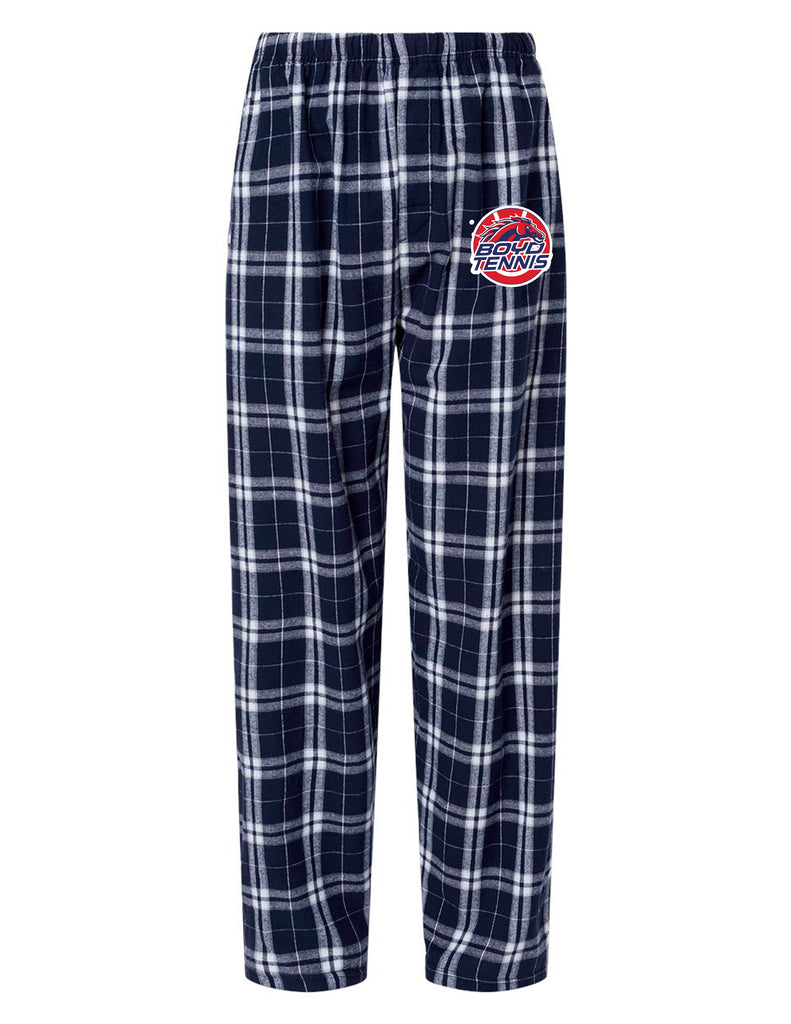 Boxercraft Navy Plaid PJ Pant Embroidered