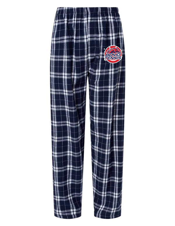 Boxercraft Navy Plaid PJ Pant Embroidered