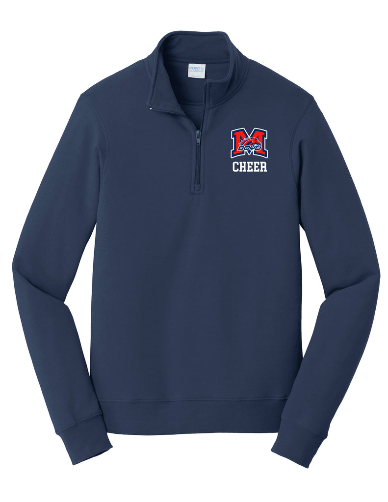 Boyd Cheer Port Authority 1/4 Zip Navy w/ Embroidery