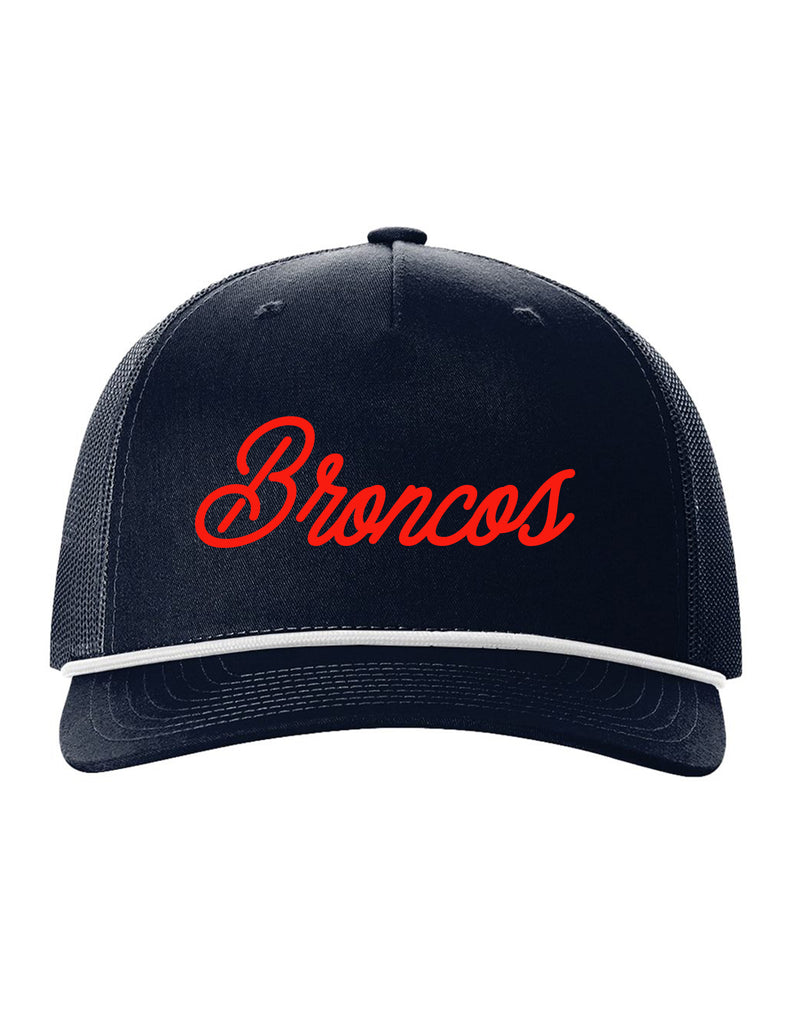 Boyd Cheer Richardson Navy Rope Script Hat