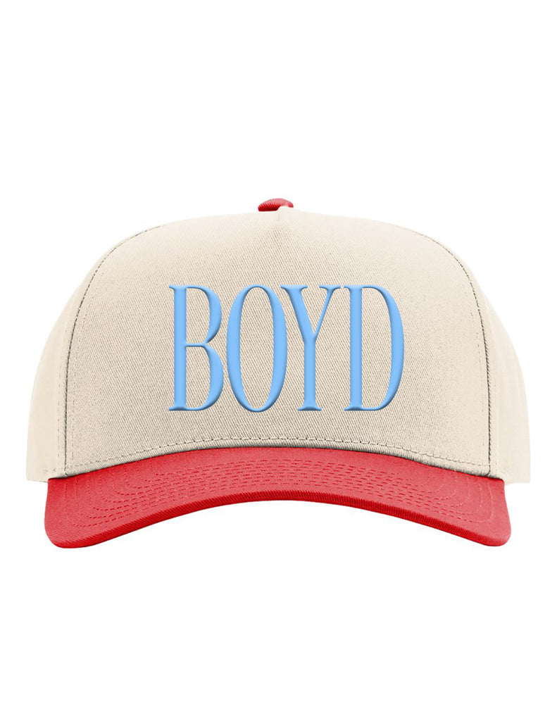 Boyd Cheer Richardson Natural/Red 3D Boyd Hat