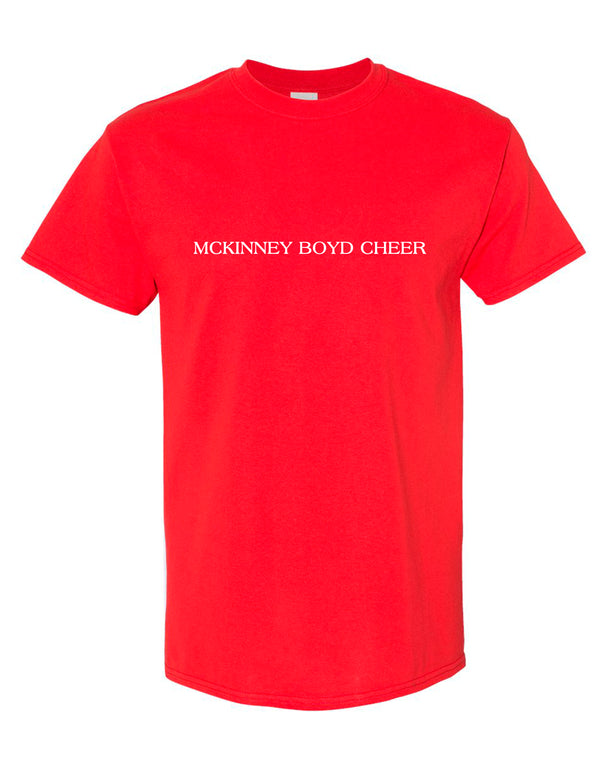 Boyd Cheer Practice Wear Gildan Red Short Sleeve T-Shirt