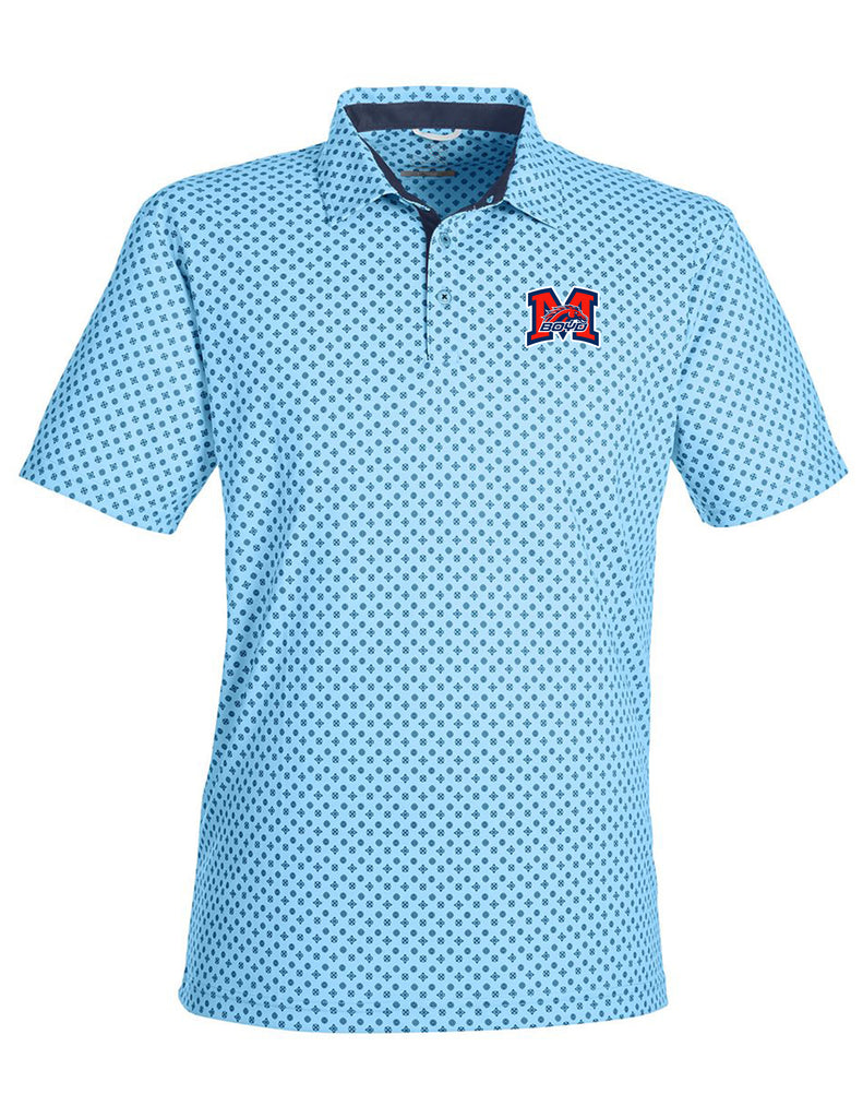 Boyd Cheer Swannies Light Blue Polo w/ Embroidery LOGO