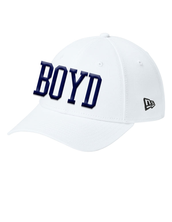 Boyd Football Richardson White Trucker Hat 3D Puff