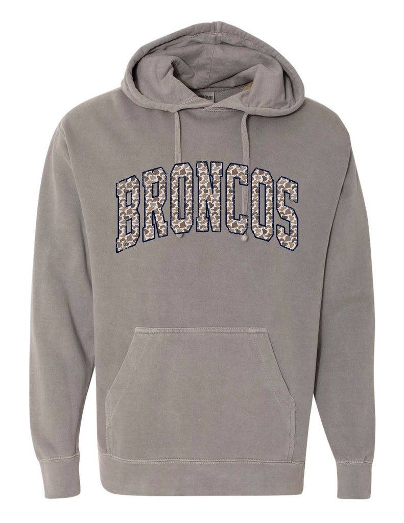 Boyd Football Comfort Color Hoodie Grey Camo