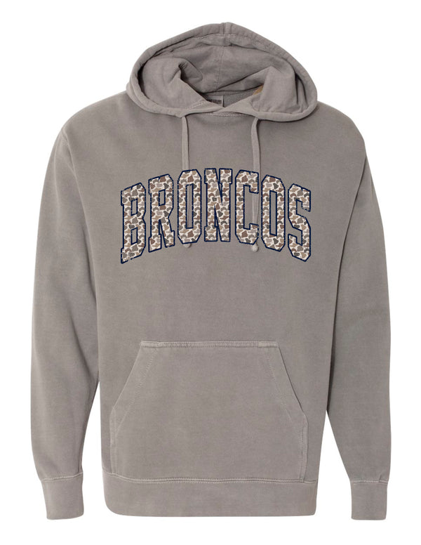 Boyd Football Comfort Color Hoodie Grey Camo