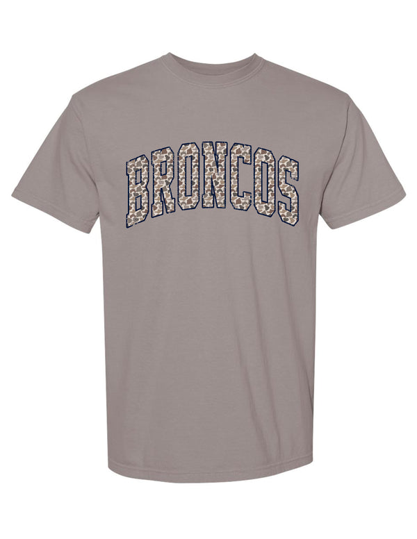 Boyd Football Comfort Color Short Sleeve T-shirt Gray Camo