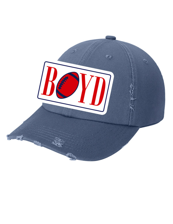 Boyd Football Patch Hat Blue