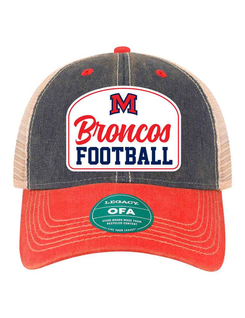 Boyd Football Patch Hat Red/Navy