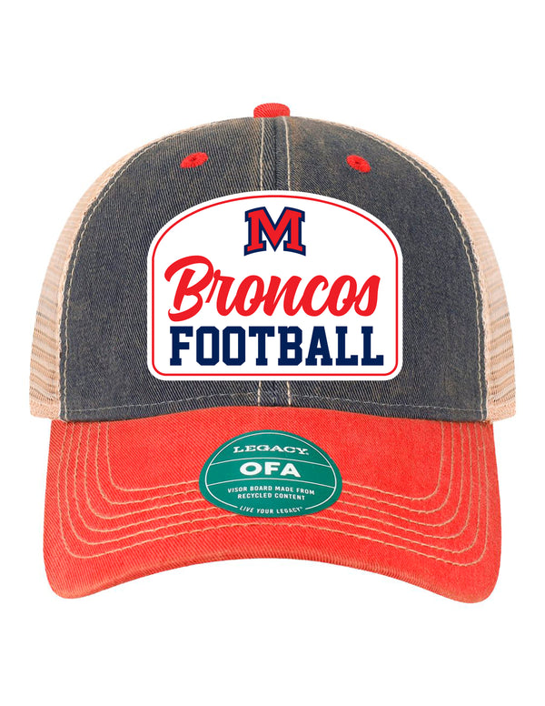 Boyd Football Patch Hat Red/Navy