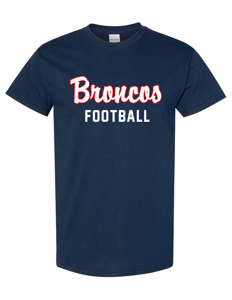 Boyd Football Gildan Short Sleeve T-Shirt Navy Script