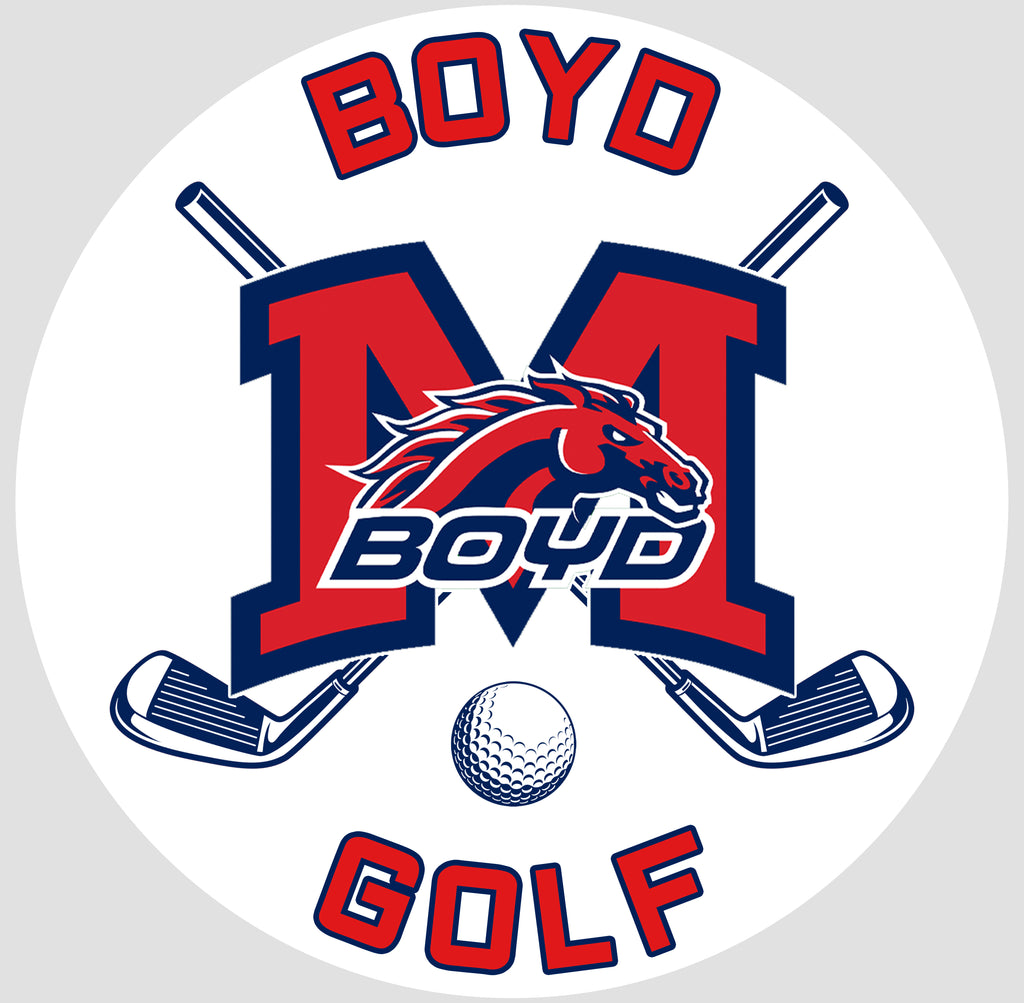 Boyd Golf Car Decal