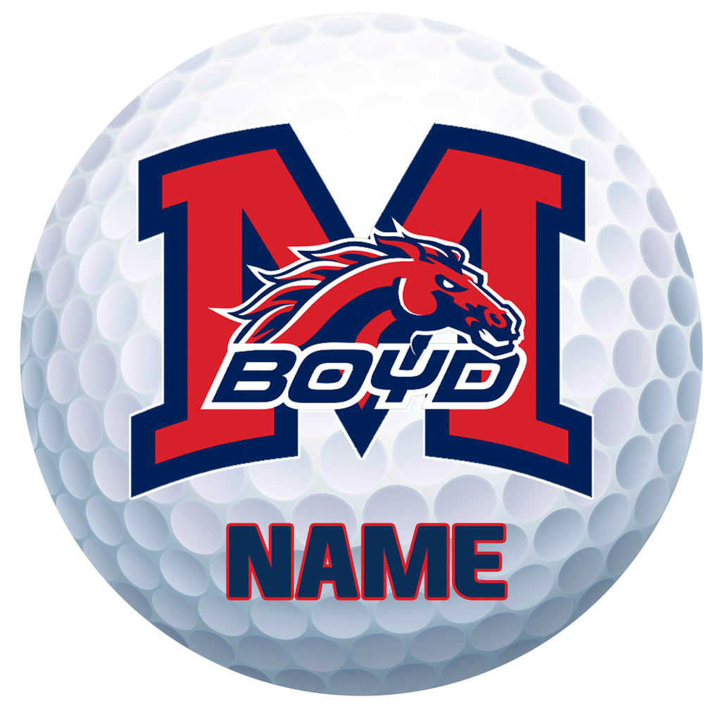 Boyd Golf Metal Yard Sign