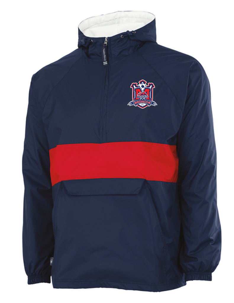 Boyd Soccer Charles River All Weather Pullover Navy Red