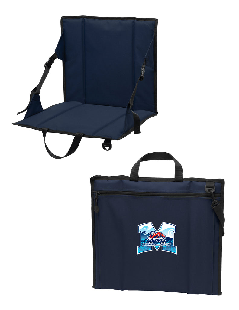 Boyd Swim & Dive Port Authority Stadium Cushion with Embroidery