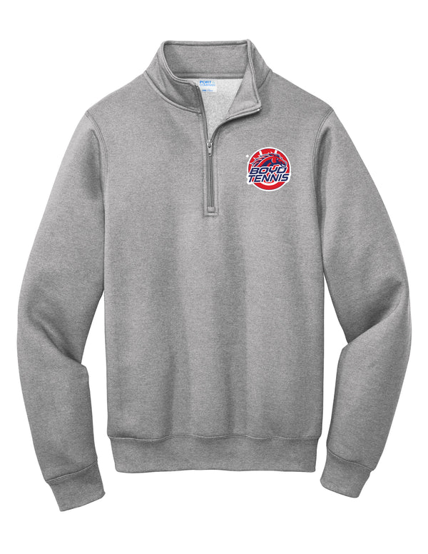 Boyd Tennis Port Authority 1/4 Zip Pullover Gray
