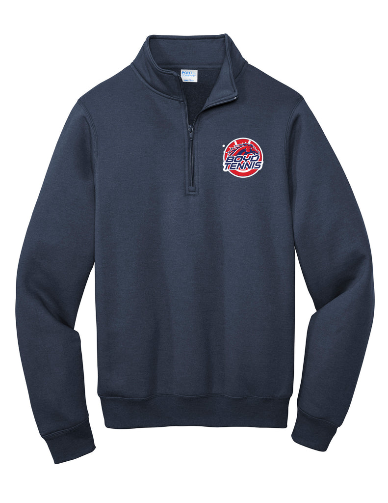 Boyd Tennis Port Authority 1/4 Zip Pullover Navy
