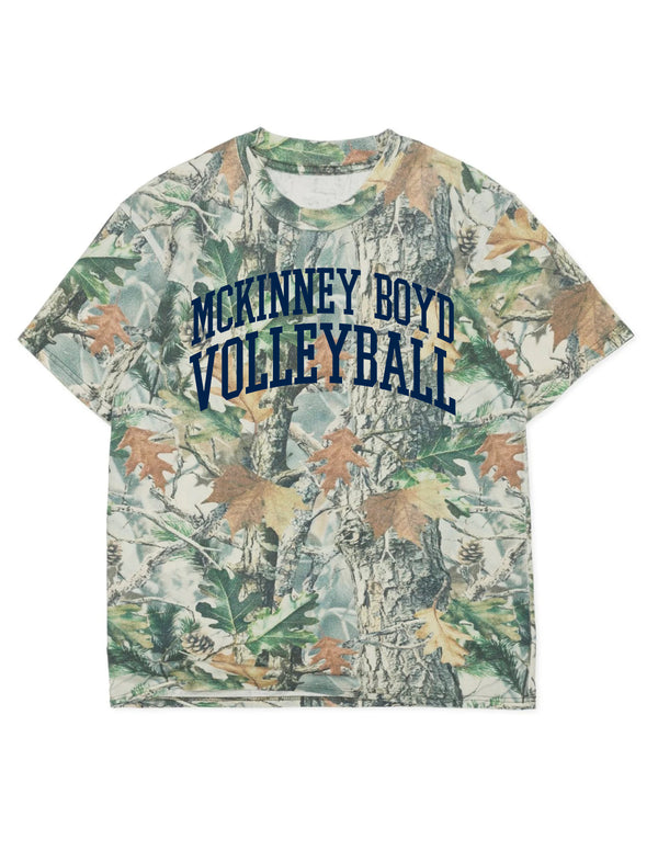 Boyd Volleyball Cotton Collection Vintage Camo Wood Daily Tee